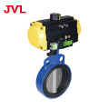 triple offset wafer type pneumatic stainless steel wafer butterfly valve